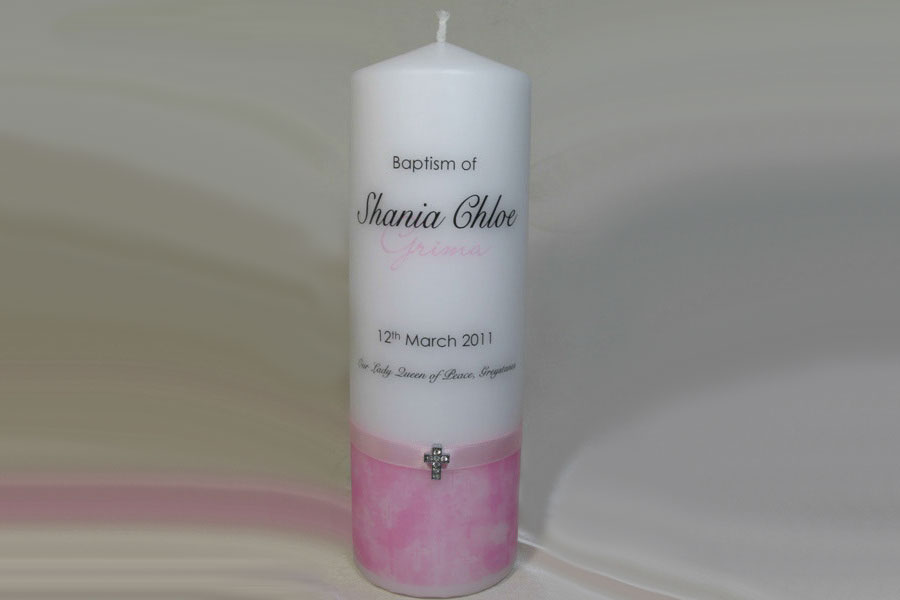 Personalised Baptism Candles #4