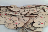 Personalised Favour #4 my very own glass tag wedding event favour