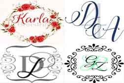 wedding monograms and logos